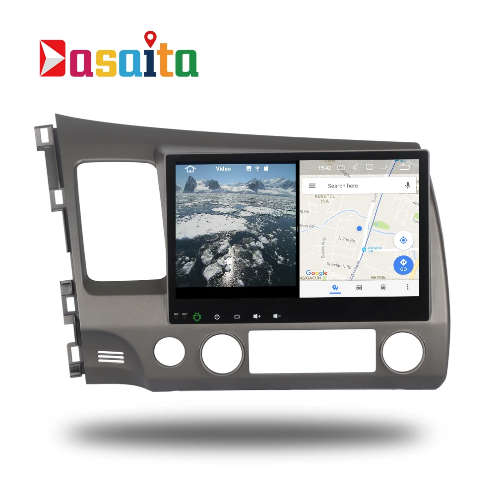 Автомобиль 2 din радио android 7 1 gps Navi для Honda Civic 8 Авторадио навигации головное