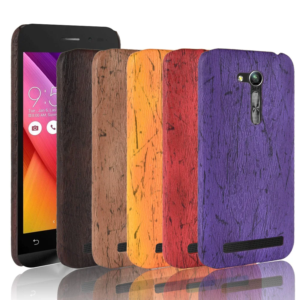 Новое поступление деревянный зернистый чехол для ASUS Zenfone Go ZB452KL на заднюю панель