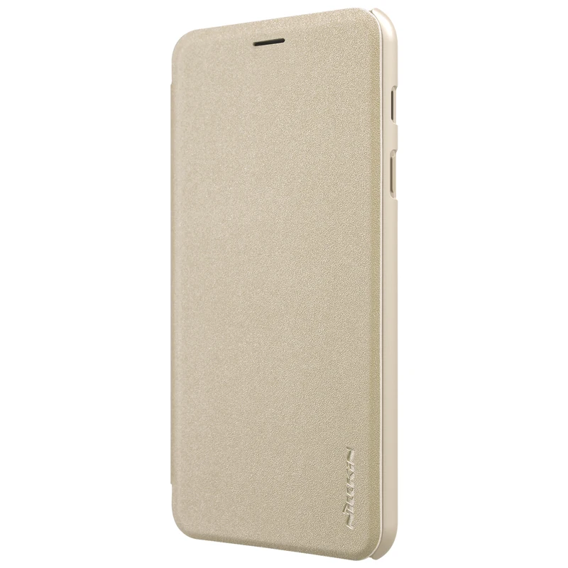 Кожаный чехол NILLKIN Sparkle для Samsung Galaxy J7 + / C8 C7 2017 модная задняя крышка флип телефона