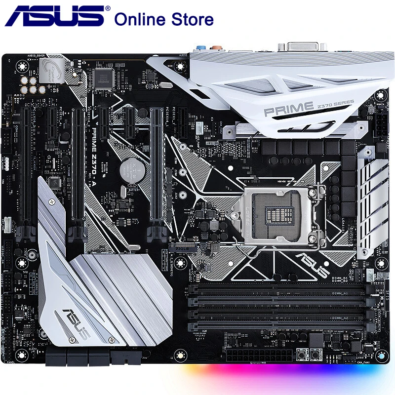 Материнская плата ASUS PRIME Z370-A LGA1151 DDR4 DP HDMI DVI M.2 USB 3 1 Z370 ATX OC | Компьютеры и офис