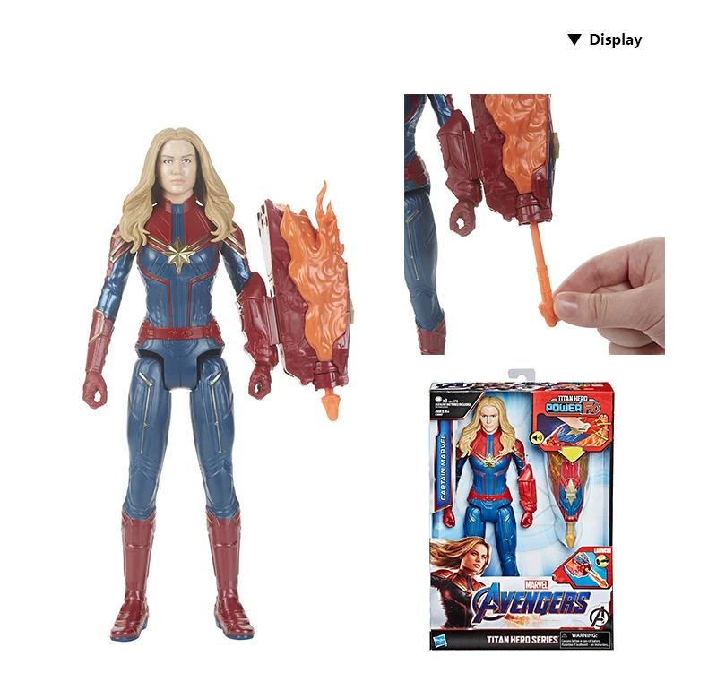 Hasbro Marvel Мстители 12 дюймов эндшпиль Titan Hero power FX Капитан Америка Железный человек Человек-муравей Капитан Marvel детская игрушка подарок