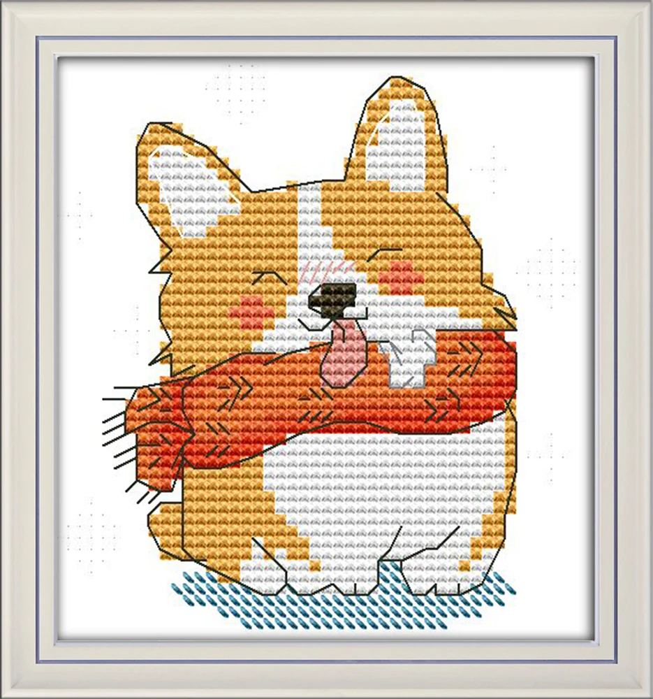 

Улыбающееся Косплей Shiba «Лисья Секретная служба» (Inu вышивка крестиком комплект aida 14ct 11ct Количество печати холсты стежков вышивка DIY ручной работы