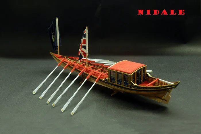 HMS баржа 1832 корабль деревянная модель наборы масштаб 1/48 британская королевская модель лодки