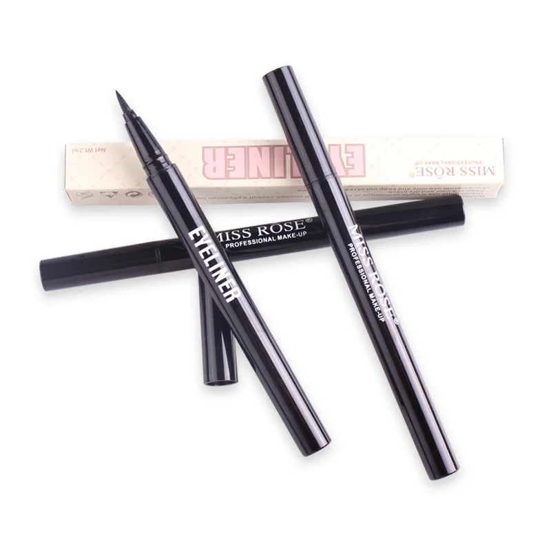 MISS ROSE Черная Подводка для глаз подводка водостойкая женщин макияж контур