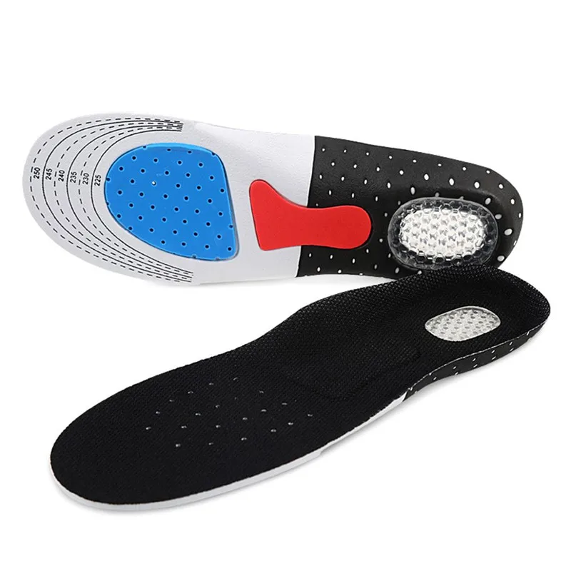 Free Size Silicone Arch Support Foam Sport Shoe Pad Sport Soft Running Gel Shoe Insoles Insert for Men Women Orthotic Cushion