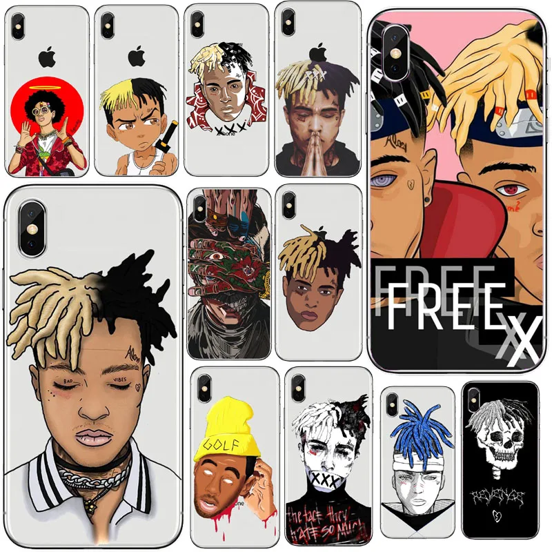Горячий чехол матовый Жесткий Пластиковый Xxxtentacion для iPhone XS Max 8 8Plus XR 6SPlus 5S SE