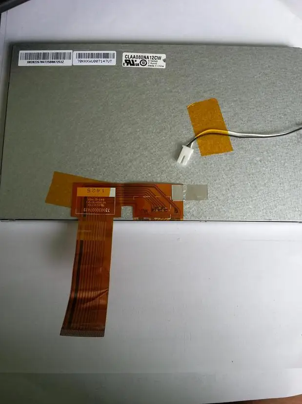Оригинальный китайский оригинал 8 дюймов CLAA080NA01CW ЖК экран 16:9 40PIN светодиодная
