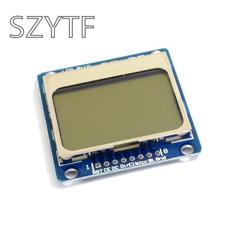 Высокое качество 84x48 84x84 модуль ЖКД синий адаптер подсветки PCB 5110 для|module lcd|pcb bluepcb