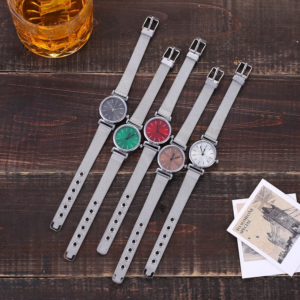 Vansvar Luxury Brand Sliver Women Watches Quartz Stainless Steel Newv Strap Watch Analog Ladies Gifts Wristwatches reloj | Наручные часы