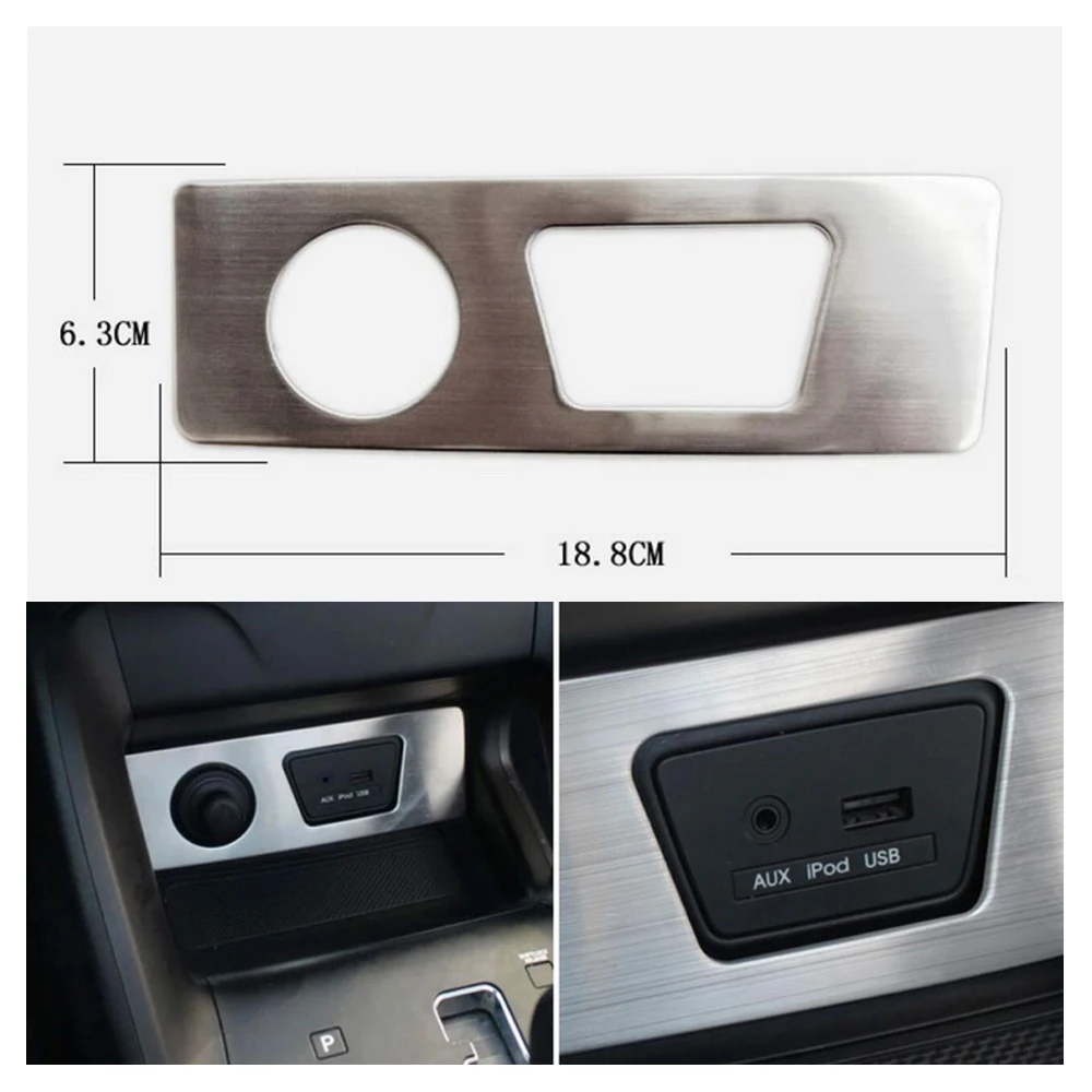 

Interior mouldings sliver New Stainless steel interior Cigarette lighter decorative cover For Hyundai IX35 2013 2014 2015