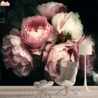 Настенные 3d фотообои с изображением натуральной розы, Настенные обои s для гостиной, обои s, домашний декор, пилинг и наклейка, фоновые фрески