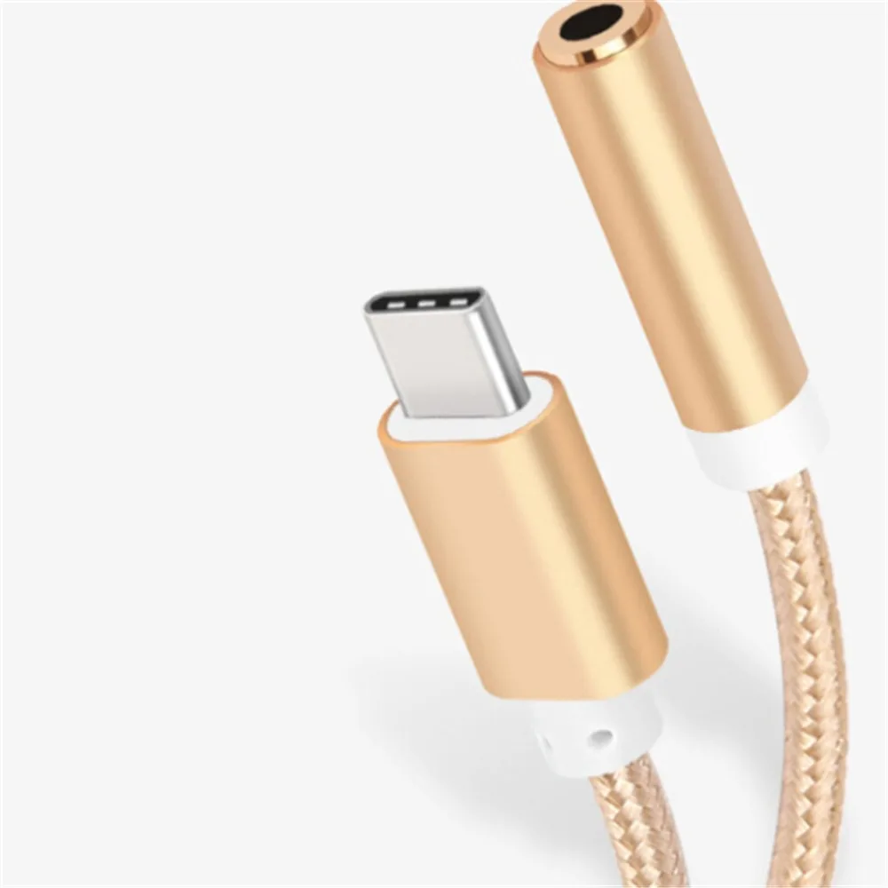 Cherie USB Type C Adapter Audio Cable Type-C To 3.5mm Jack Headphone Aux Converter For Samsung S10 Plus Xiaomi Huawei Connectors | Мобильные