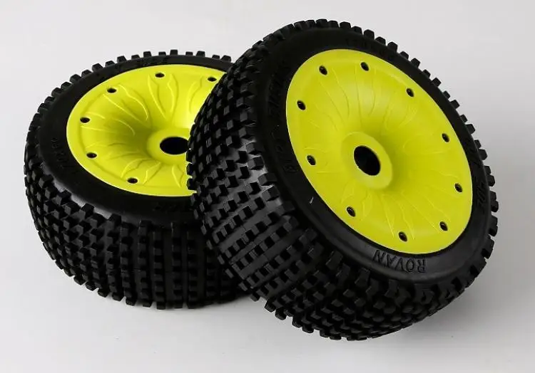 Уплотненная Ступица колеса часть штифта шины Набор подходит 1/5 LOSI 5ive-T 5T грузовик Rovan LT грузовик BAJA 4WD SLT - Цвет: Зеленый
