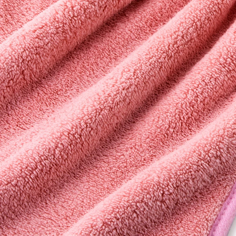 

Soft Coral Velvet Thicken Towel Bathroom Kitchen Supplies Cute Hand Towel Absorbent Cloth Cartoon Animal Hanging Dishcloths