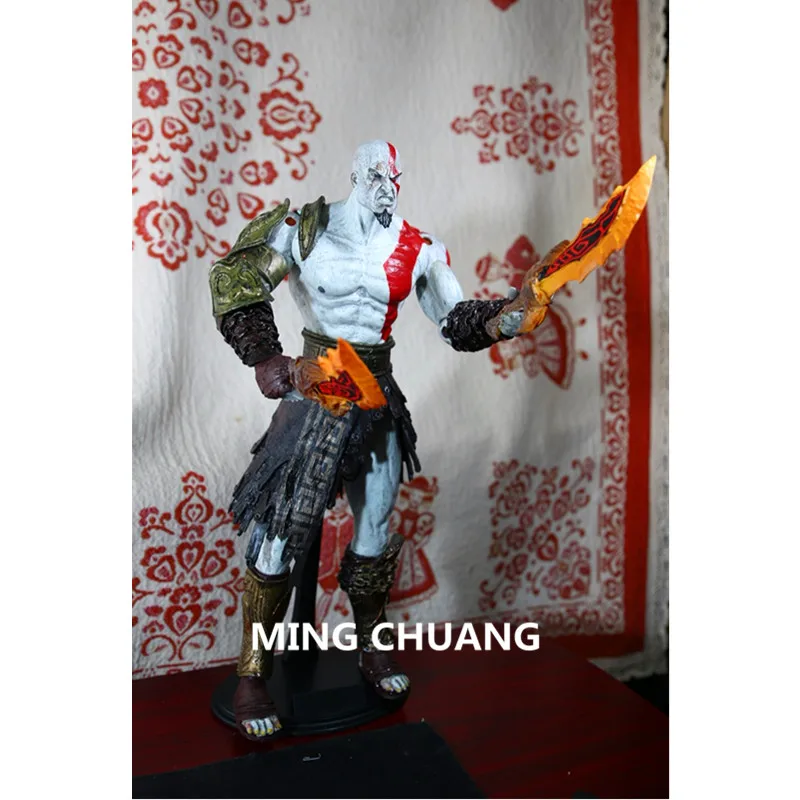 NECA God Of War: Ghost Sparta 12 дюймов Kratos Conqueror сын Zeus звуковая фигурка медузы Коллекционная