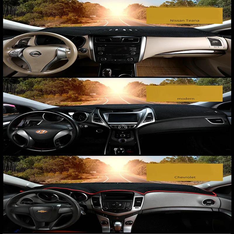 Подгоняемый коврик для приборной панели автомобиля Toyota Lexus Mercedes Porsche Audi BMW и