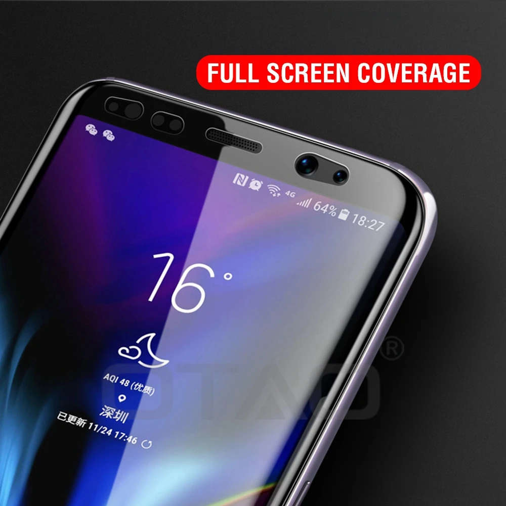 OTAO 9D изогнутая Гидрогелевая пленка с полным покрытием для Xiao mi 8 6 5 6X SE HD Защита экрана для mi x 2 2s Max 2 3 для mi Note 2 3 пленка