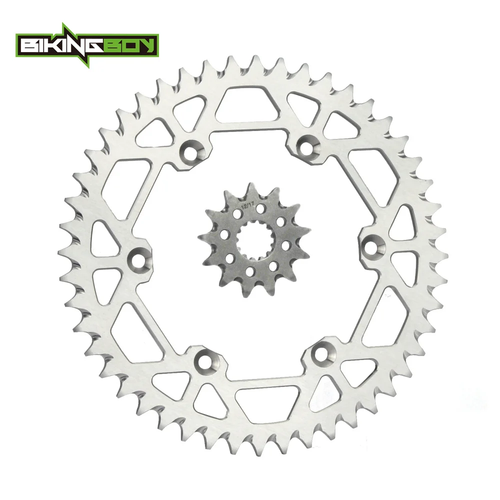BIKINGBOY передняя 13T Задняя 48 T 52 Звездочка для Kawasaki KX 250 1994 2008 94 95 96 87 98 99 01 02 03 04 05 06 07