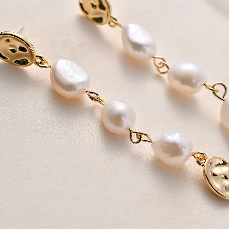 Новый дизайн барокко матовый металл золото асимметричная длинная