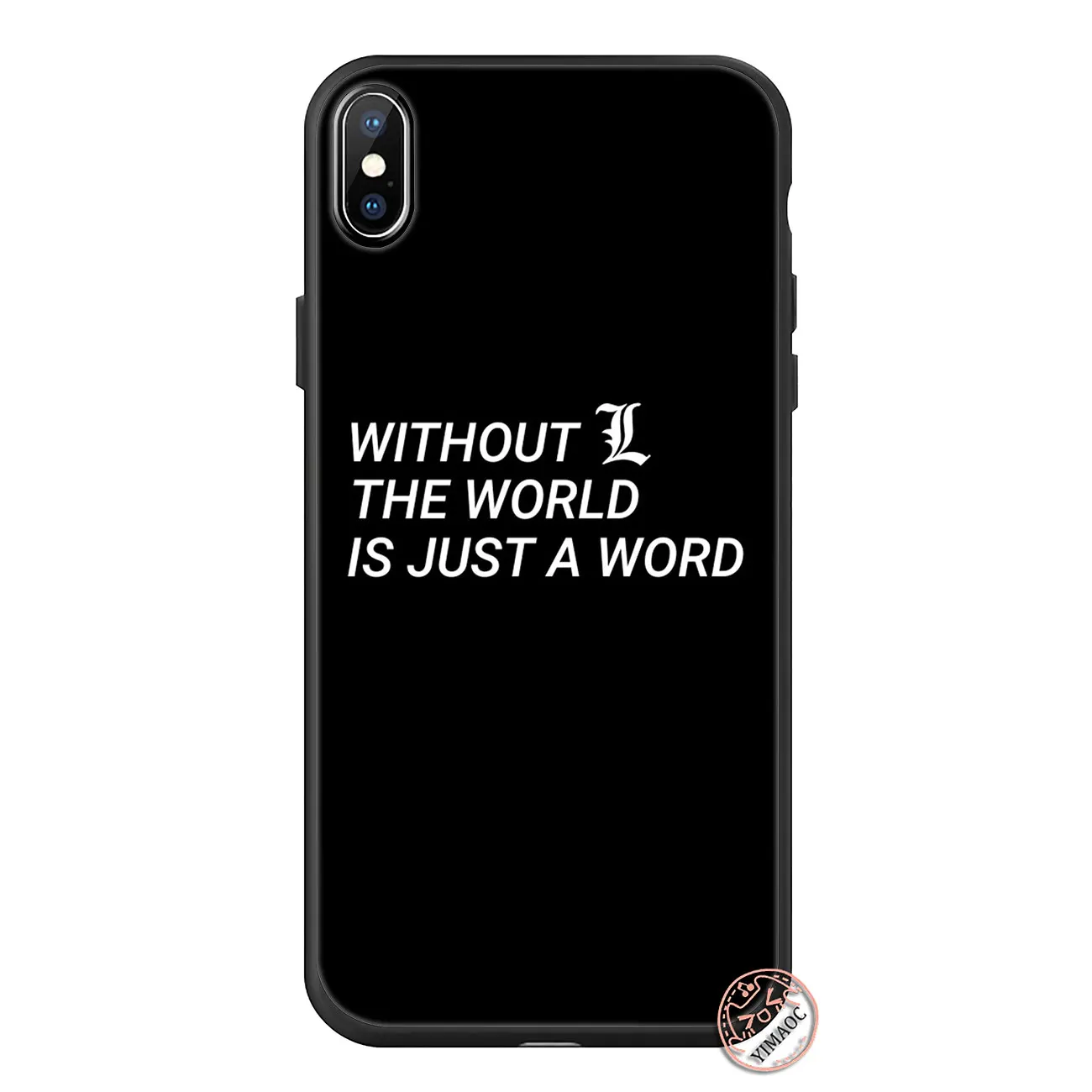 2 YIMAOC Death Note Рюк Кира Мягкий силиконовый чехол для телефона для iPhone 11 Pro XS Max XR X 6 6S 7 8 Plus 5 5S SE 10 TPU черный чехол - Цвет: 2