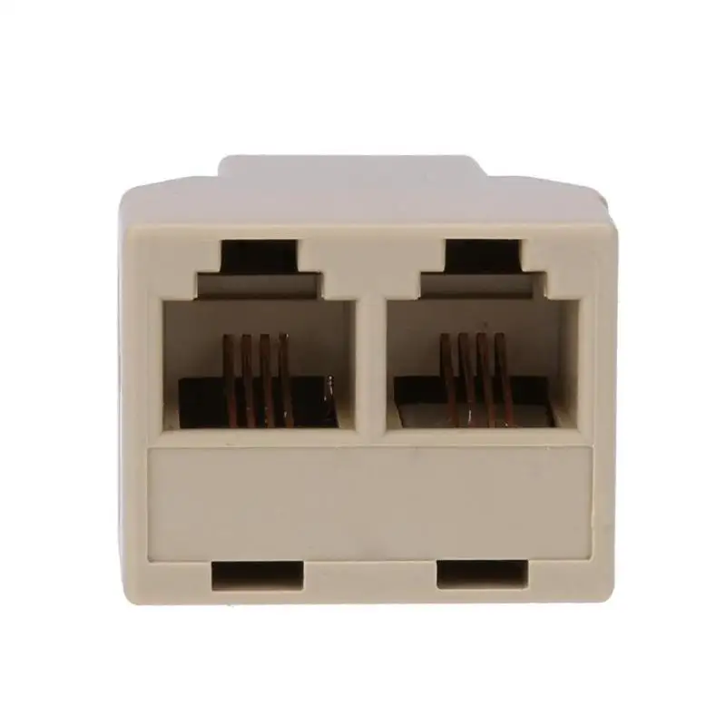 1 до 2 RJ11 Женский телефонный провод сплиттер конвертер адаптер соединитель