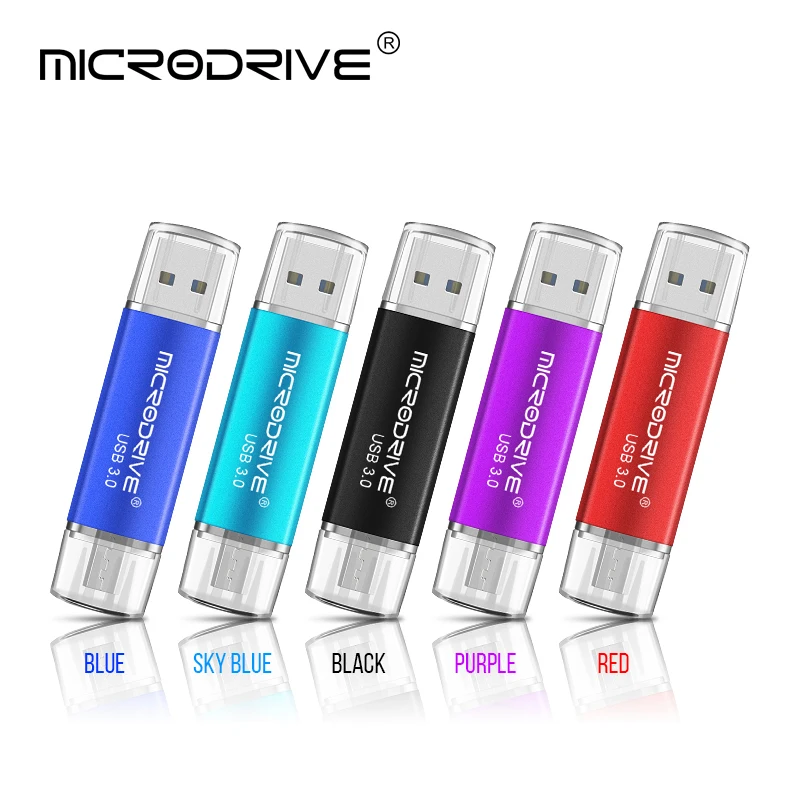 Usb флеш накопитель Модный 8 видов цветов USB 3 0 OTG для телефона 128 ГБ флешка 64 32 16 ГБ|USB