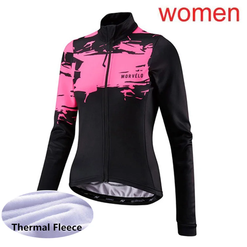 Ropa ciclismo Зимняя Теплая Флисовая футболка для велоспорта с длинным рукавом, футболка для гоночного велосипеда, командная Женская одежда для горного велосипеда L8