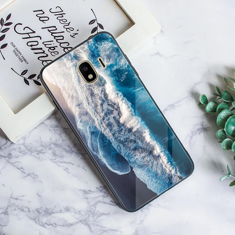 2N07 Для samsung J6 чехол для бампер samsung Galaxy J4 Plus задняя крышка J3 J5 J7 ЕС чехол черного цвета из ТПУ и твердого пластика J1 чехол для телефона - Цвет: 2N07