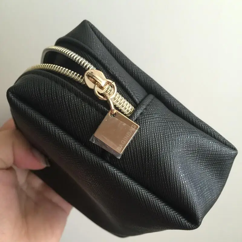 Модная миниатюрная сумка для хранения гигиенических салфеток черная Маленькая