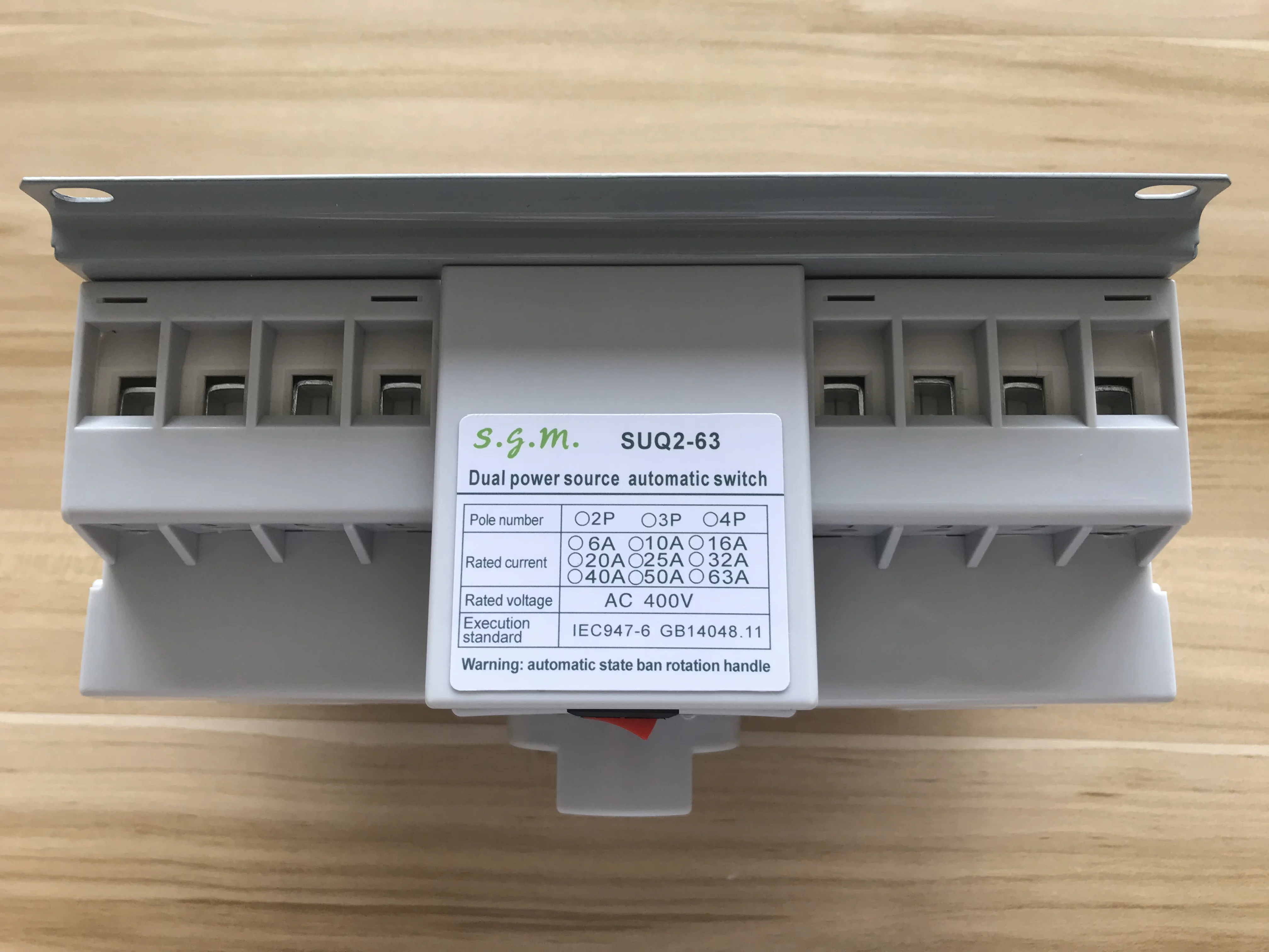 Автоматический выключатель ATS 4P 63A 230V MCB типа двойной 380V Переключение|Выключатели| |
