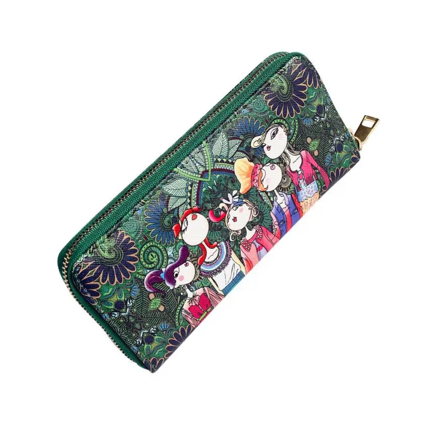 Women's purse wallet bags for women fashionable coin purse women Leisure Forest Girls Pattern Printing Zipper Wallets#YL5