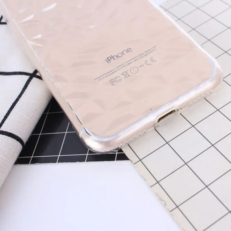 Для iphone 7 Алмазный чехол для женщин роскошный силиконовый прозрачный 6 S plus X 8 5 5S SE6