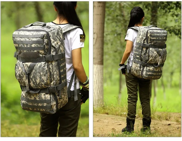 Горячая Распродажа 60L Большой Вместительный многофункциональный рюкзак