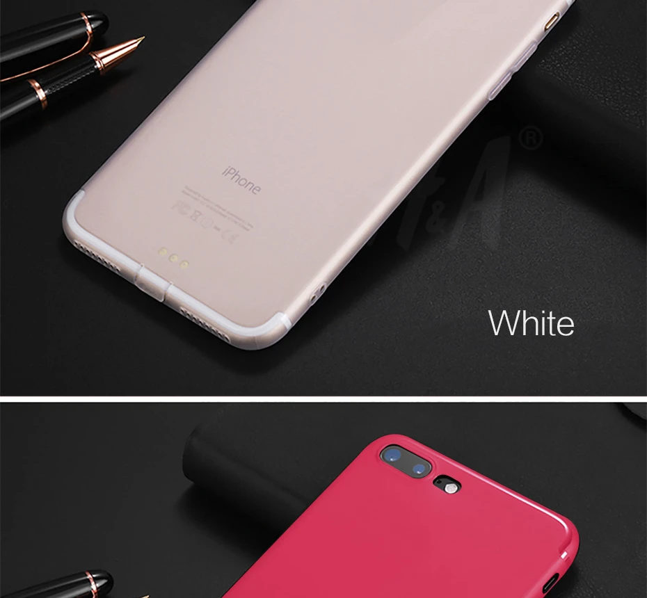 H& A Роскошный Матовый Мягкий силиконовый чехол для iPhone 6 чехол s 6s Plus 5 5S SE 7 7 чехол Полный Чехол для iPhone 7 7 Plus чехол для телефона s