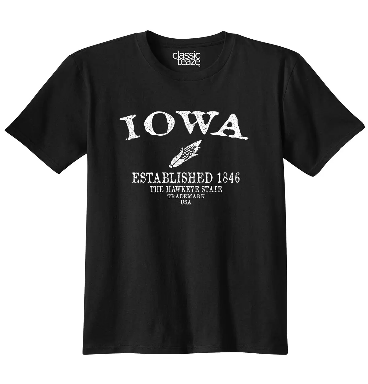Iowa State торговая марка сувенирный подарок место назначения крутая футболка