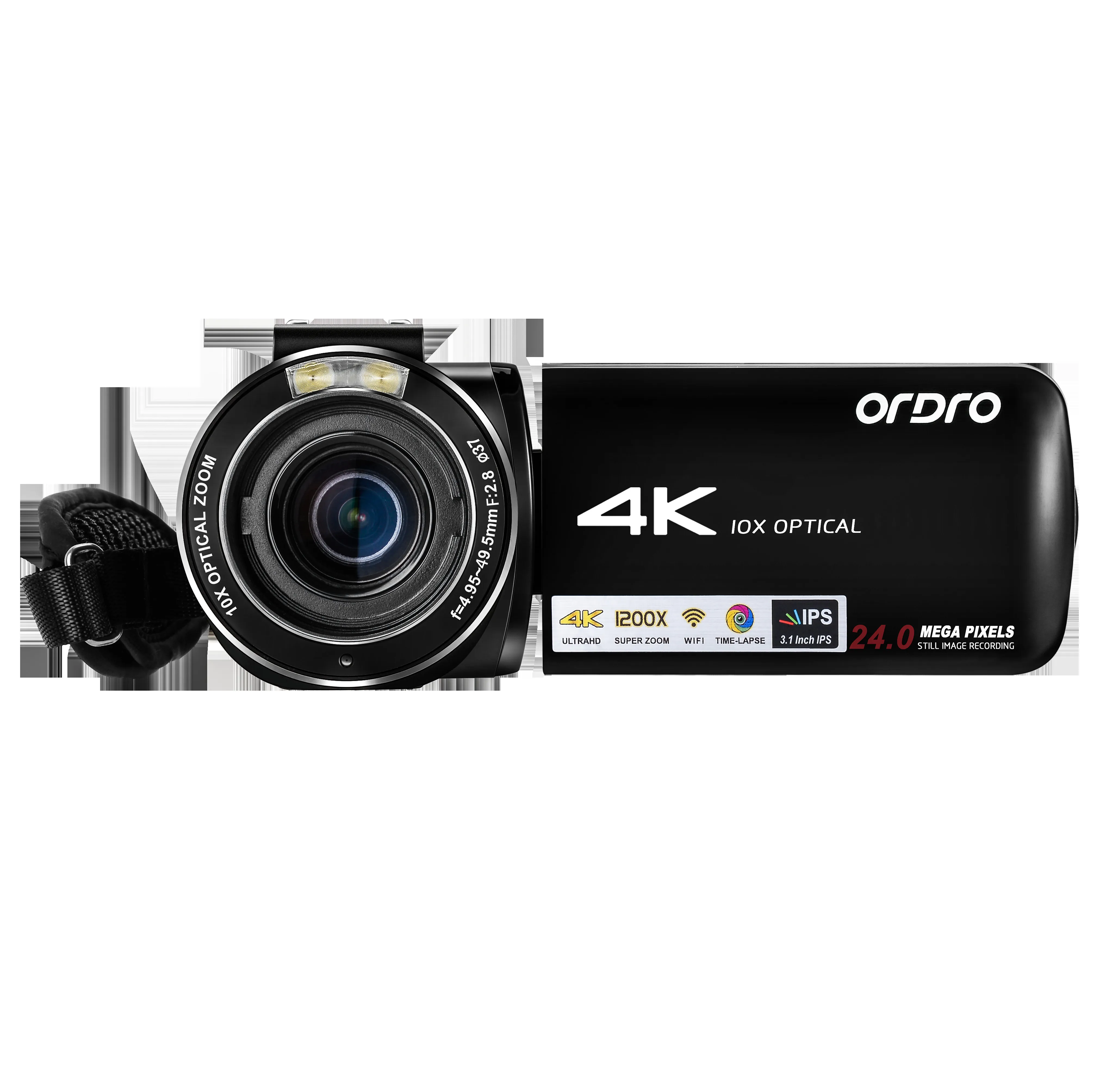 Ordro HDR A C7 Цифровая видеокамера WIFI DVR 4K 120 FPS 720P поддержка пульта дистанционного