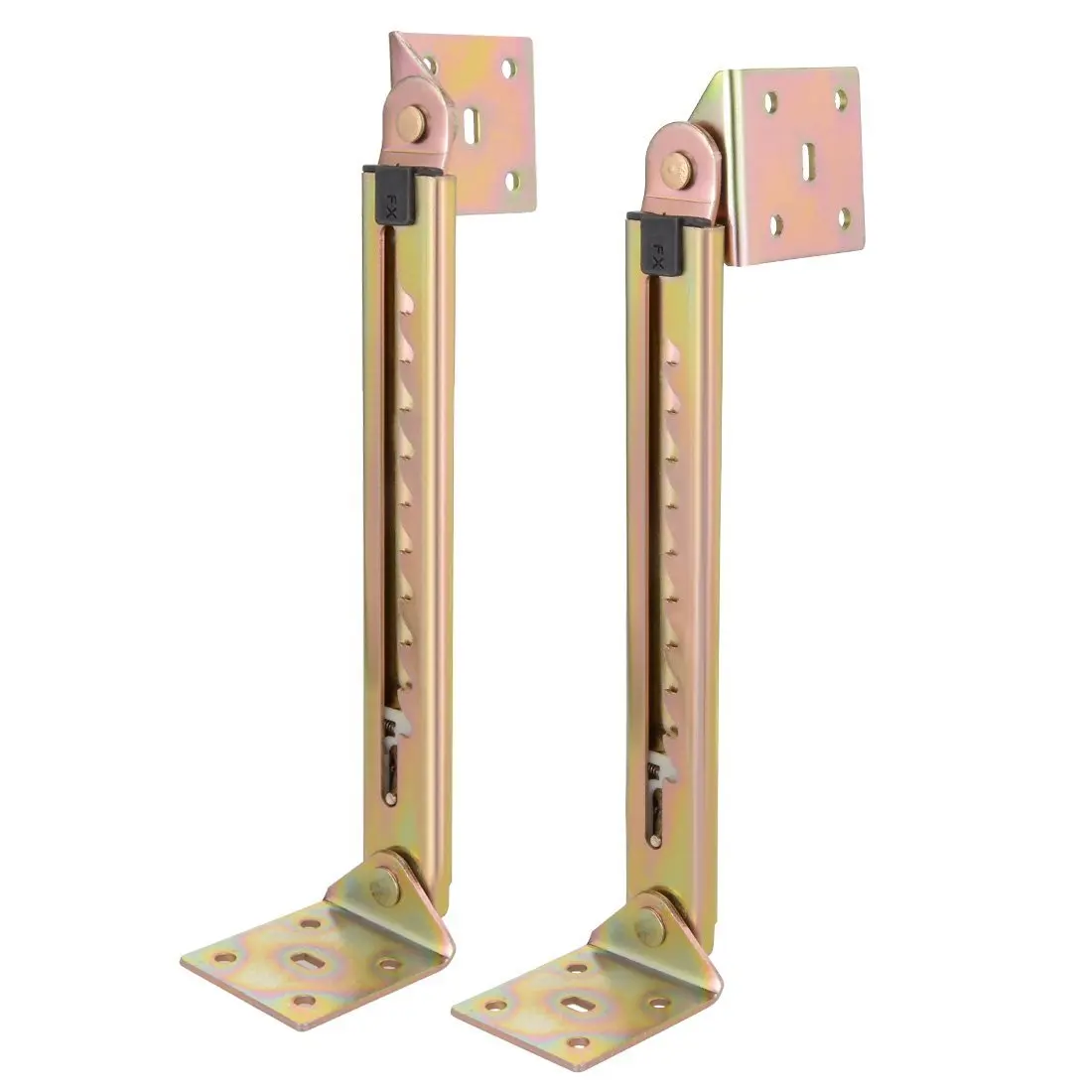 

1 Pair Angle Lifting Rod Desk 10 Gear Adjusting Hinge Angle Hinge WITH Bracket