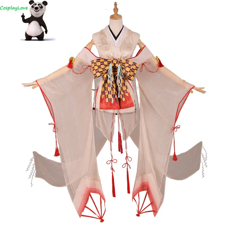 Косплей Любовь Горячая игра Onmyoji SSA Shiranui перед пробуждением танцор кимоно