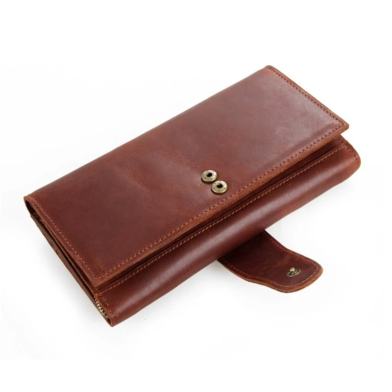 WESTAL Мужчины Кошельки Из Натуральной Кожи Человек Долго Бумажник Мужской мужские