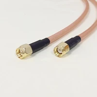 high quality low attenuation sma male switch rp sma male plug rf coax cable rg142 50cm 20 adapter