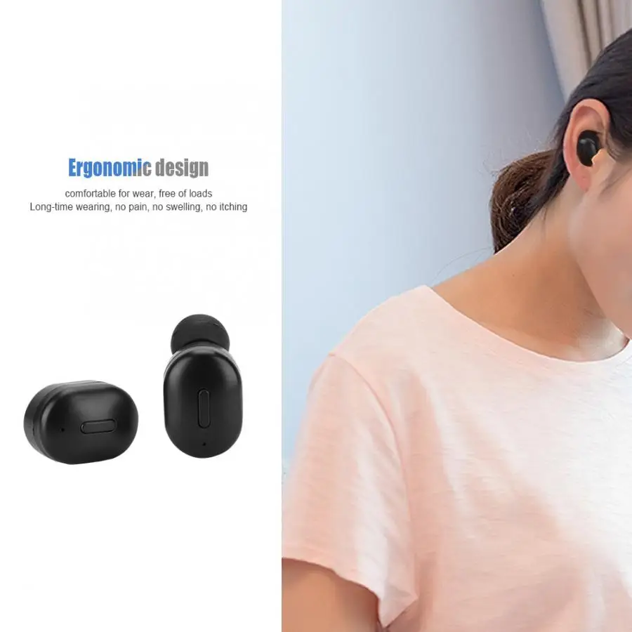 TWS стереонаушники Mini T1 с поддержкой Bluetooth 5 0 и защитой класса IPX7|Наушники