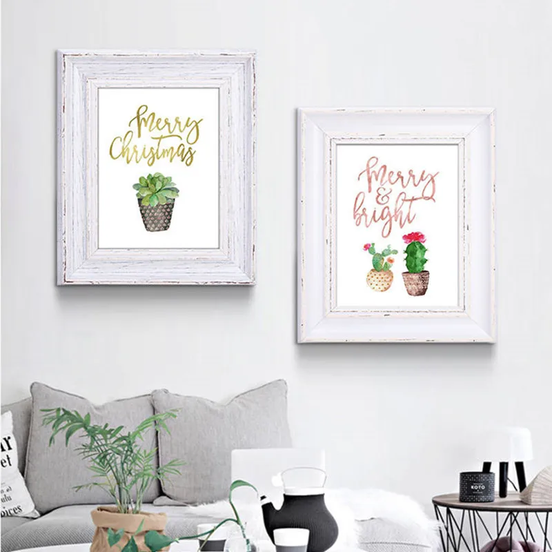 Висячая настенная фоторамка для домашнего офиса Декор Белый Синий фоторамки