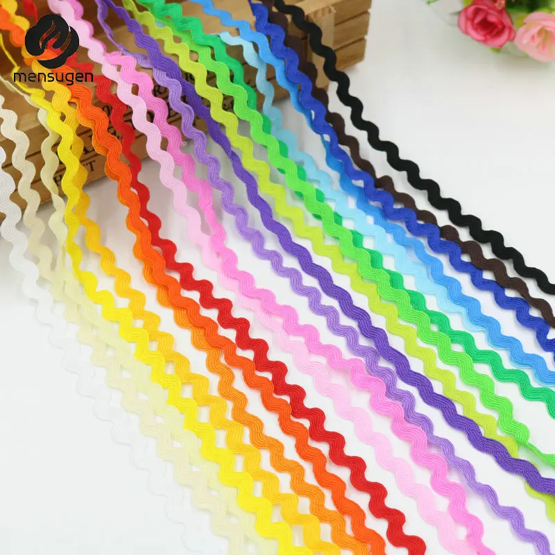 20*2 м Grosgrain ленты из полиэстера мульти Цвет Zig Zag DIY ручной работы Материал | Ленты для шитья -32702670480