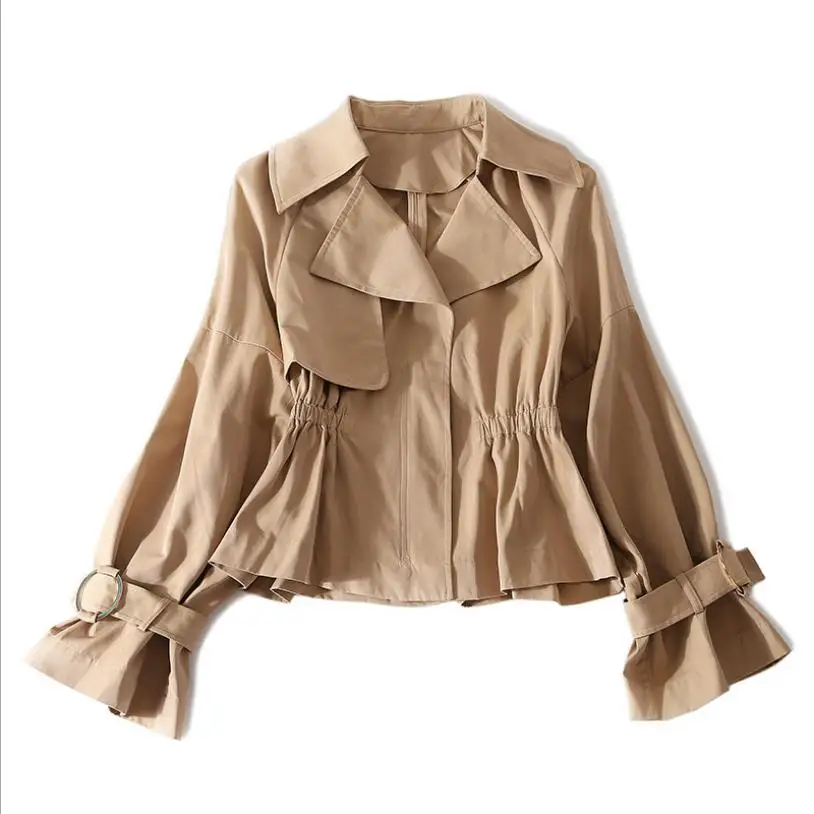 Весенняя Корейская версия женская новая модная брендовая английская Куртка