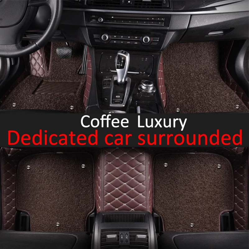 

Custom made car floor mats for Ford Ecosport Escape Kuga waterproof heavy duty carpet rugs floor liners (2013-now)
