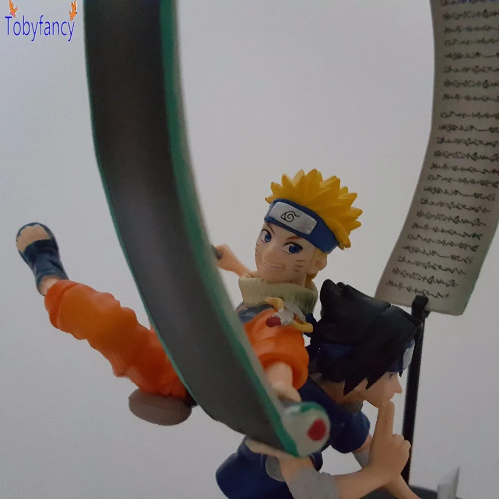 Наруто Фигурки Саске камень ПВХ 150 мм модель игрушки Аниме Ultimate Ninja буря рисунок |