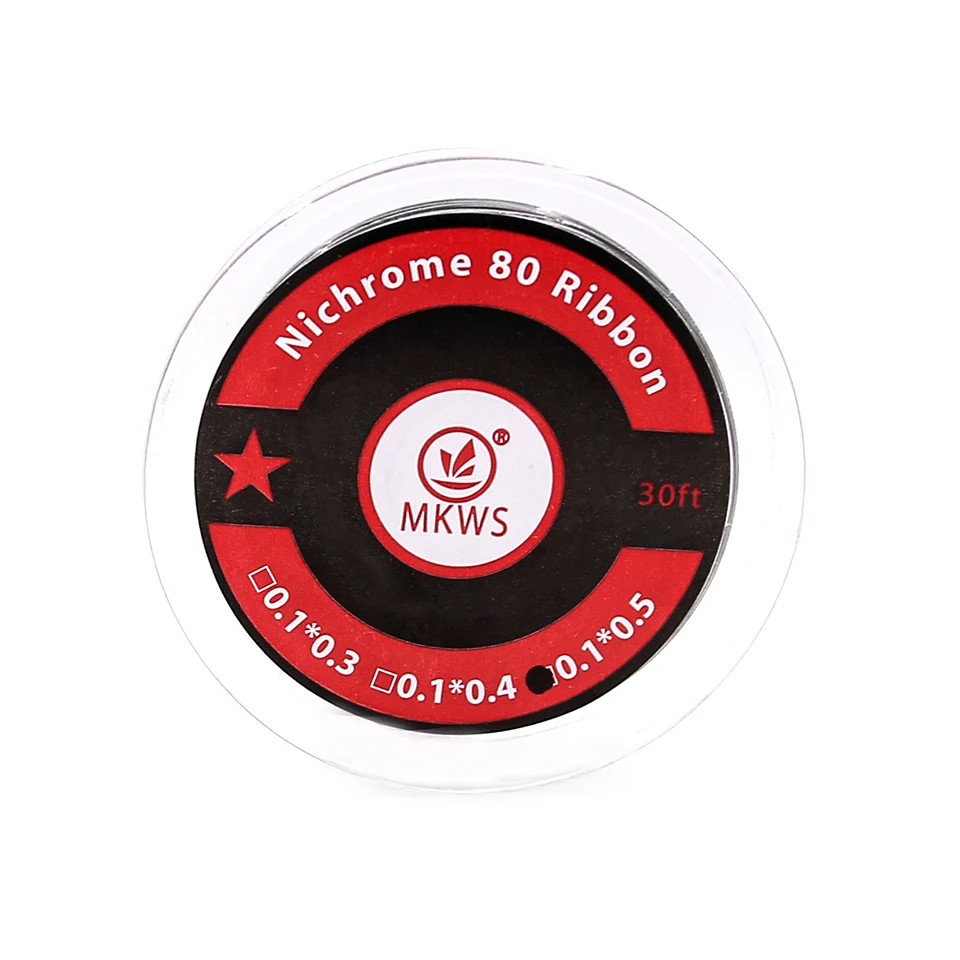 Проволока MKWS Ni80 5 м/рулон 30 футов для RDA RBA rta rdta Ремонтный атомайзер нагревательные