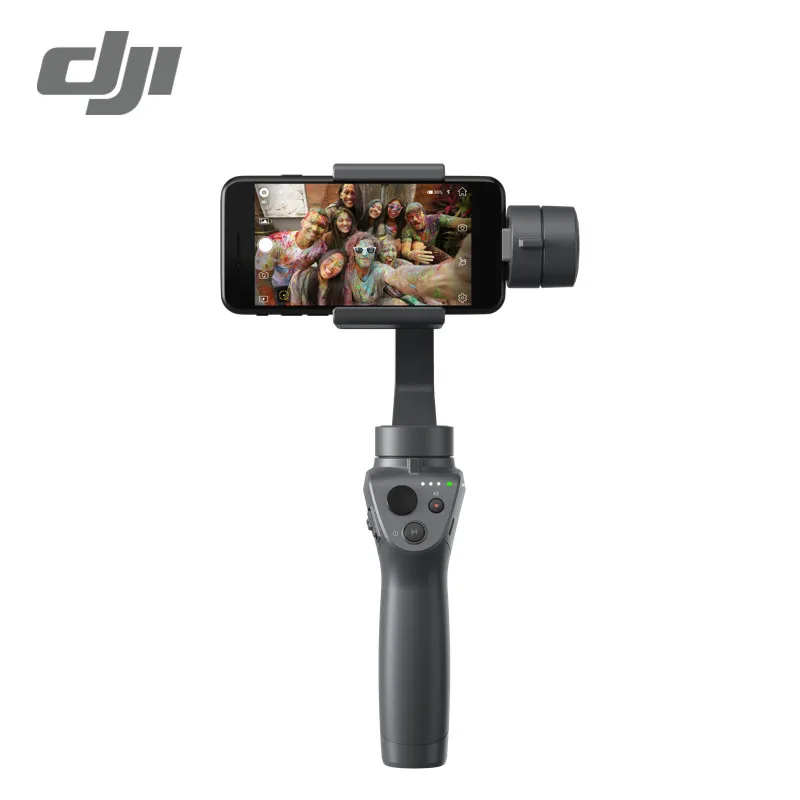 DJI Osmo мобильный 2 ручной Gimbal 3 осевой стабилизатор для телефона iPhone 8X Samsung Huawei Xiaomi