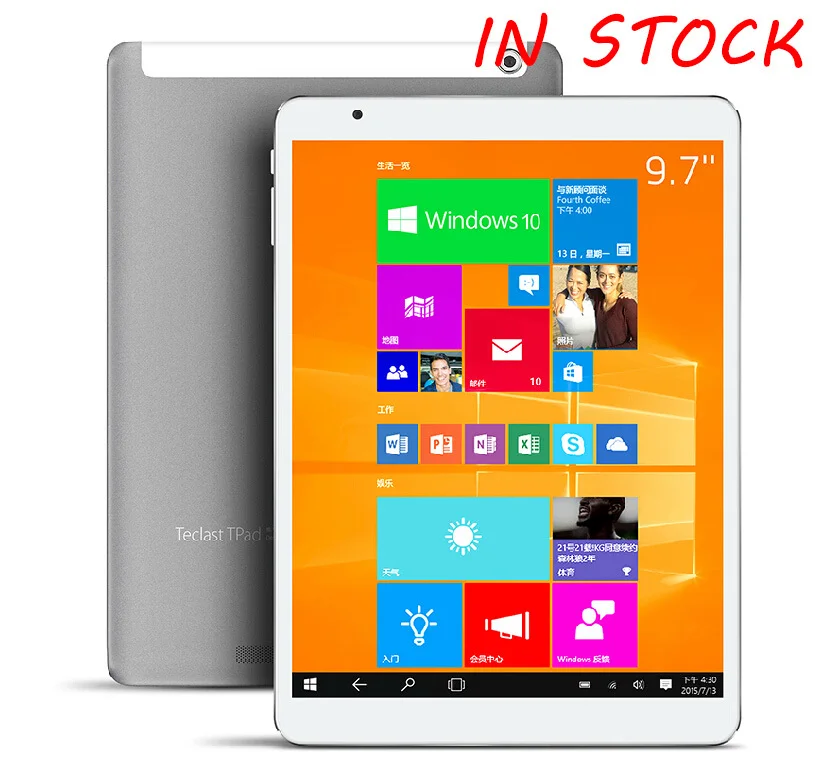 Новое поступление 9 7 &quotTeclast X98 pro windows 10/двойной ОС Android 5 0 wifi Tablet PC 2 24 ГГц retina Экран