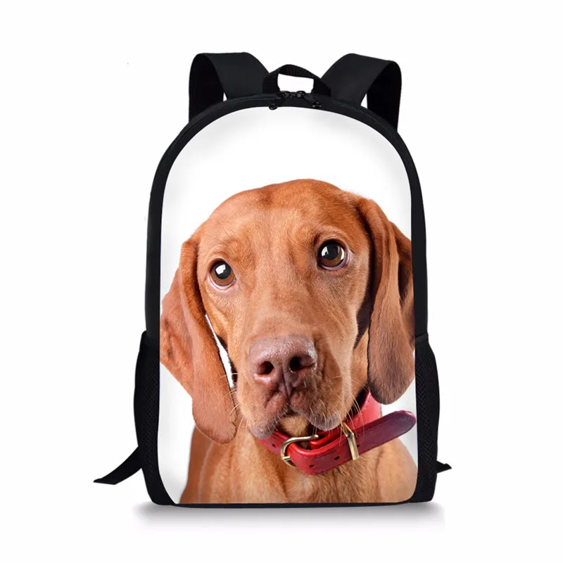 XM2415C Nopersonality милая собака vizsla принт школьный рюкзак черный 3d школьная сумка для мальчиков и девочек; Kawaii; Начальная школа Студент Дети Рюкзак Mochila - Цвет: XM2415C